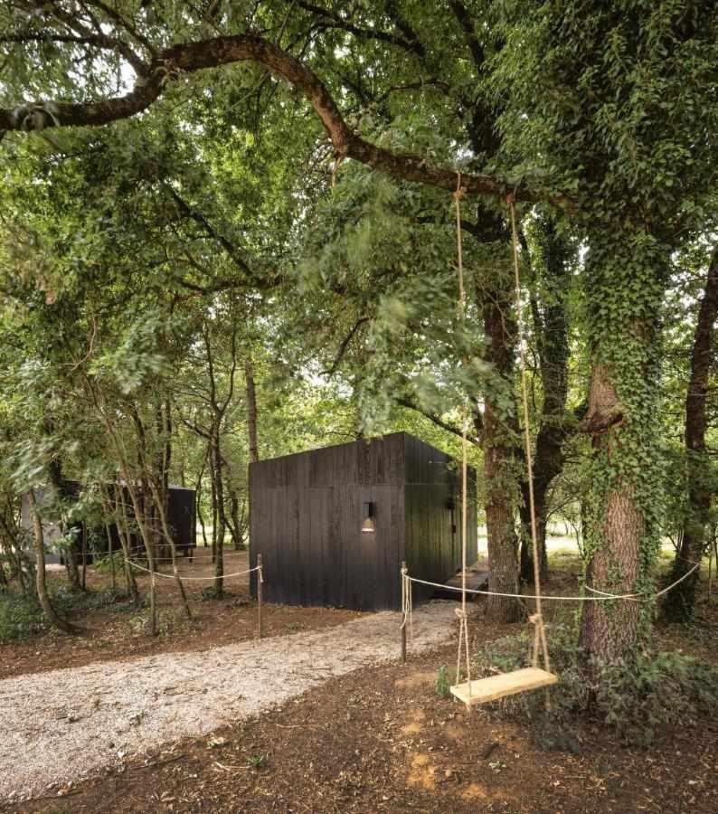 A Leira 116 Cabanas De Diseno Sarria Buitenkant foto